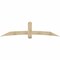 Ekena Millwork Bellingham Rough Sawn Timber Gable Bracket, Douglas Fir, 96"W x 24"H x 6"D x 6"F, 6/12 Pitch GBW096X24X0606BEL00RDF - alternate 1